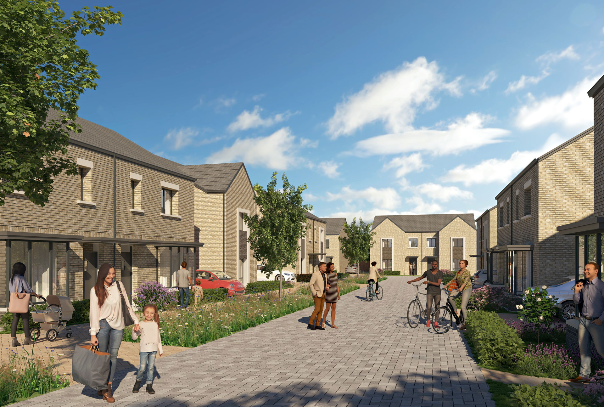 Artists impression of Oakdale Place
