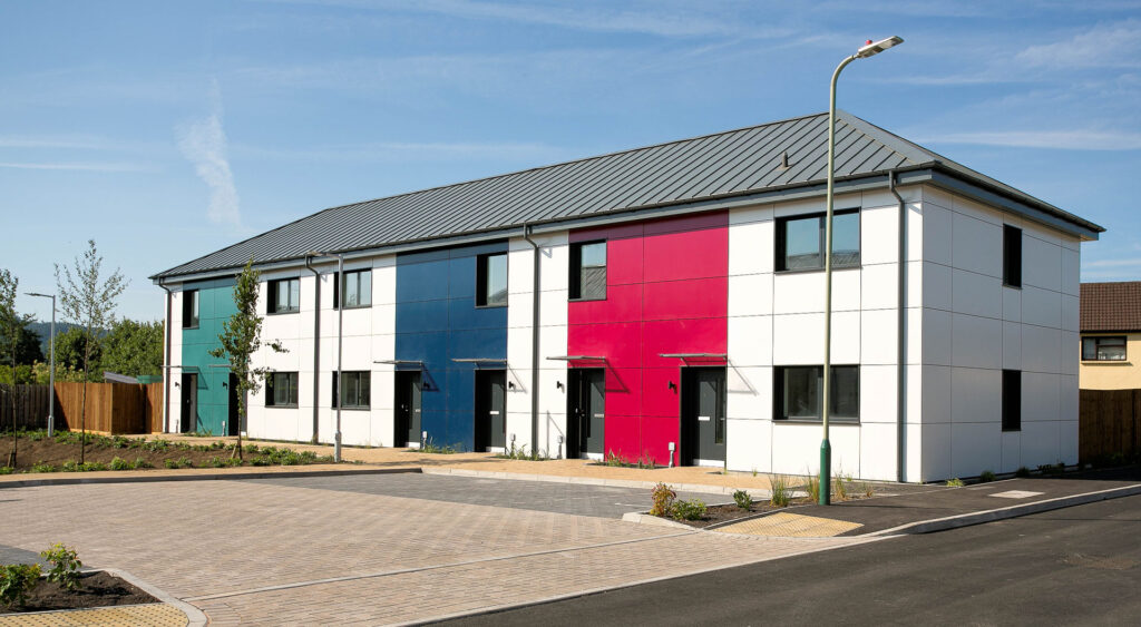 Photo of Trethomas housing development